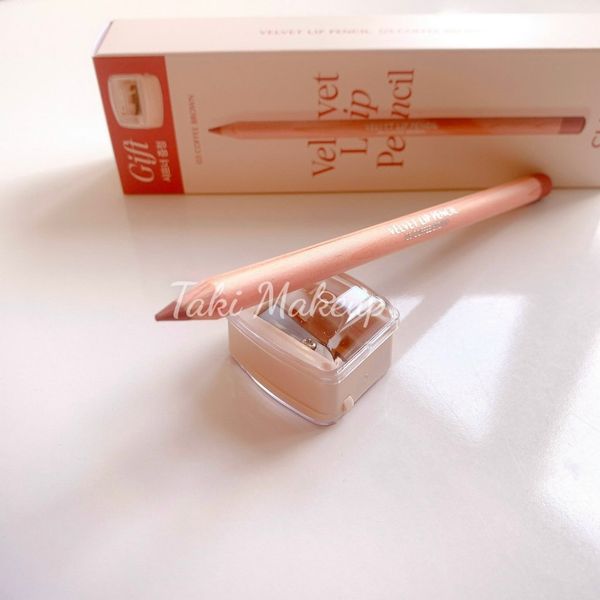 Chì Kẻ Viền Môi Clio Velvet Lip Pencil Kèm Gọt Chì Tặng Kèm Đồ Gọt 1.45g