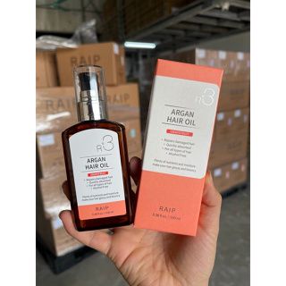 Dầu Dưỡng Giúp Hồi Phục Tóc Hư Tổn Raip R3 Argan Hair Oil