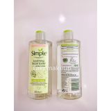 Nước hoa hồng Simple Kind To Skin Soothing Facial Toner 200ml