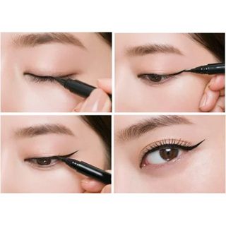 Bút Kẻ Mắt Clio Superproof Brush Liner, Superproof Pen Liner Kill Black+ Sharp So Simple