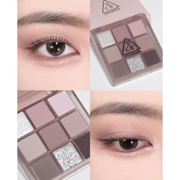 [MÀU MỚI] Màu Mắt 9 Ô 3CE Multi Eye Color Palette - A Shy Ash