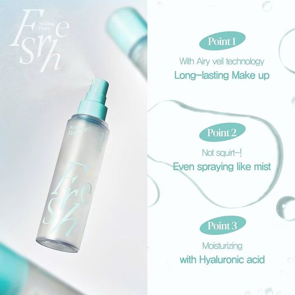 Xịt Khoáng Khóa Nền Espoir Full Day Setting Fixer 100ml giữ lớp makeup