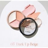 [HỘP TRÒN] Che Khuyết Điểm The Saem Cover Perfection Triple Pot Concealer