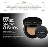 Phấn Nước Che Phủ Hoàn Hảo Aprilskin Magic Snow Cushion #21 #22 #23