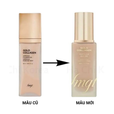 Kem nền chống nắng Gold Collagen Ampoule Sun BB SPF50 PA+++ fmgt The Face Shop (40ml)