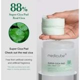 Toner Pad Medicube Super Cica - Zero Pore Pad 2.0 Pad (70 miếng)