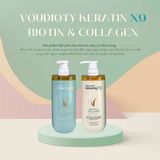 Bộ Dầu Gội Xả Voudioty Keratin X9 Biotin & Collagen 500ml -1000ml