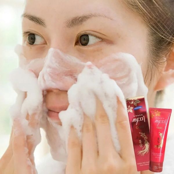 Sữa Rửa Mặt My Gold Korea Red Ginseng Foam Cleansing Tuýp 130ml
