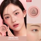 Phấn Má Hồng 3CE Mood Recipe Face Blush [#Pink Filter - Nude Peach- Mono Pink - Rose Beige - Kinda Shy]