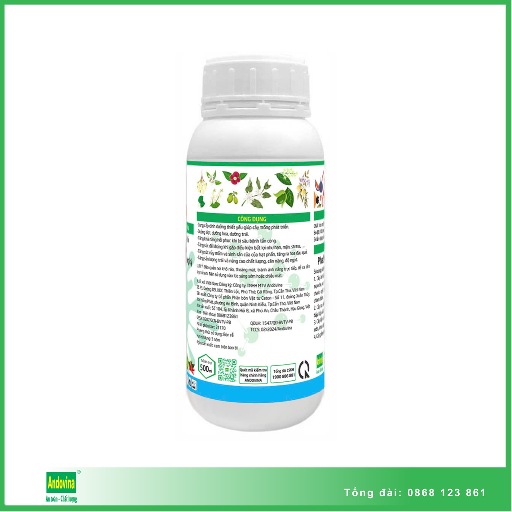 Phân bón Andovina Amino 500ml