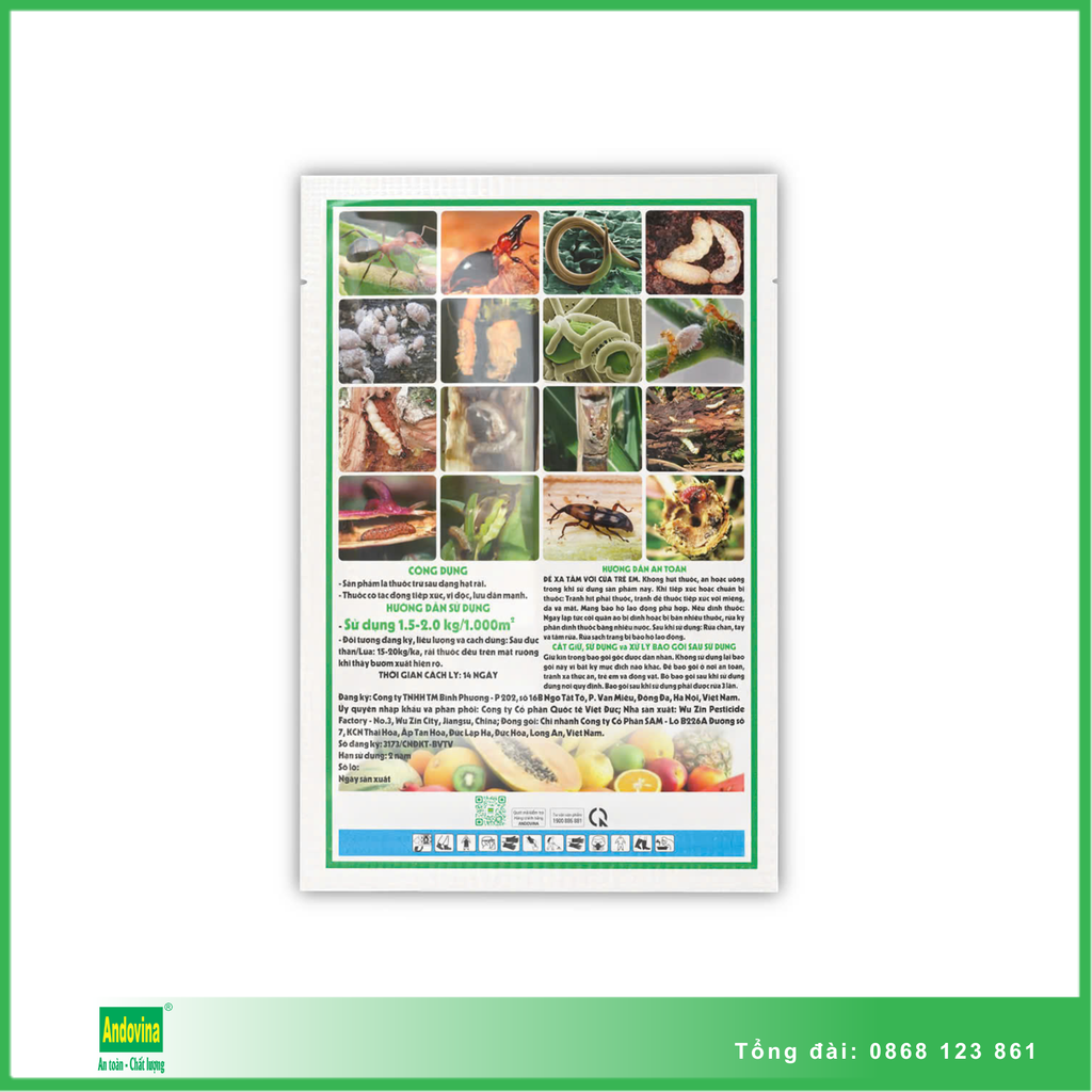 Nhãn hiệu Hai lúa xanh ® 1Kg