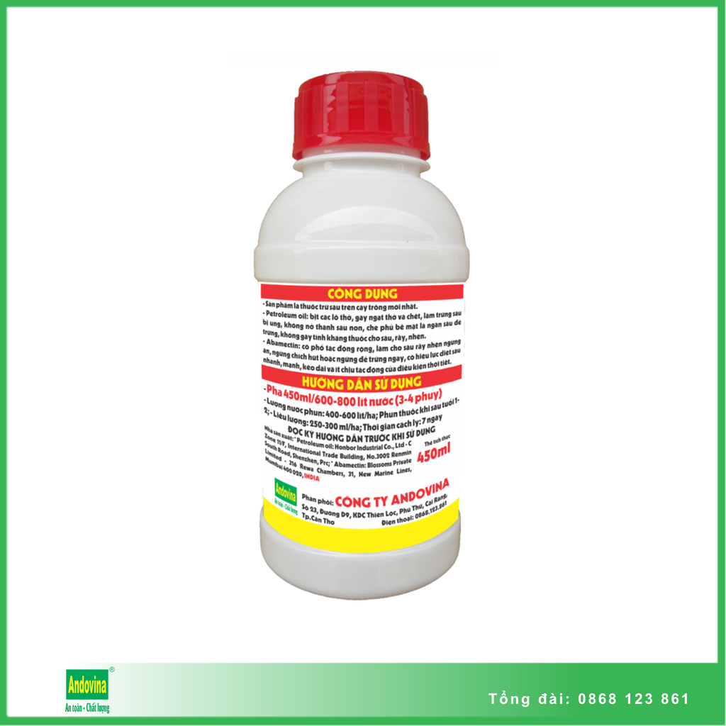 Thuốc trừ sâu Sâu rầy kháng 450ml