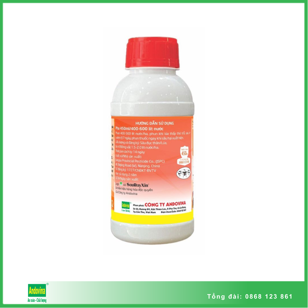 Nhãn hiệu SauRayXin ® 450ml
