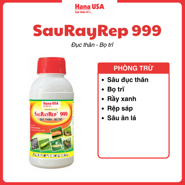 Thuốc trừ sâu SauRayRep 999 450ml