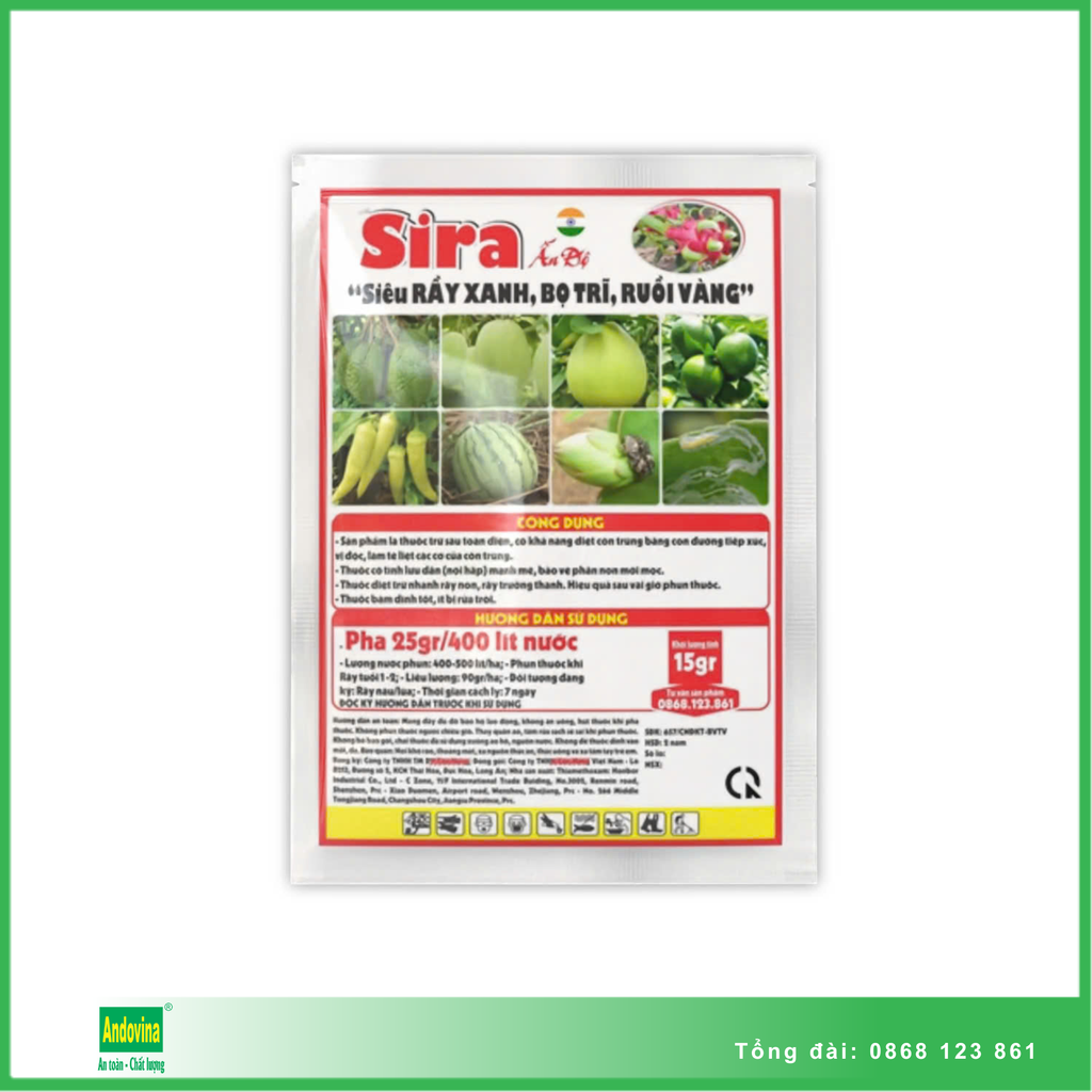Thuốc trừ rầy Sira 15gr