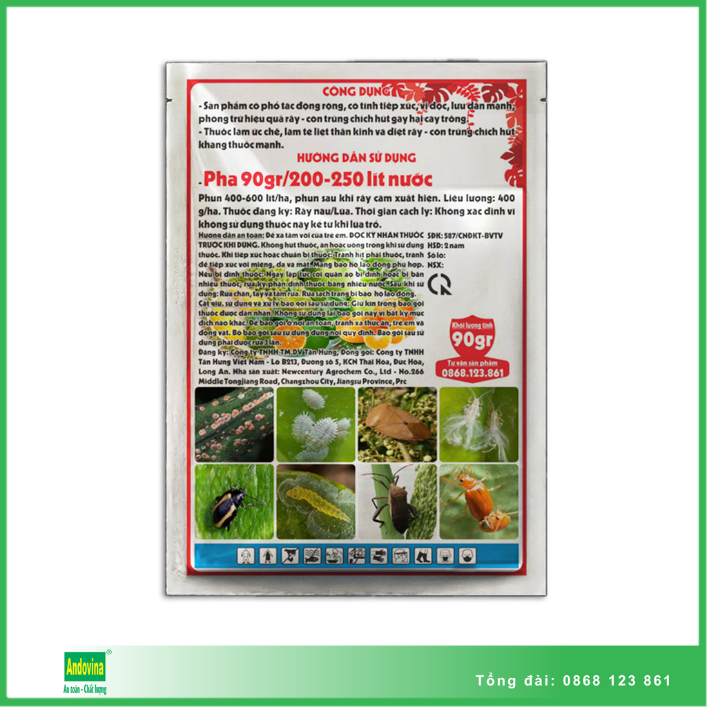 Thuốc trừ rầy Vua diệt rầy 90gr