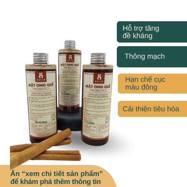  Mật ong probiotics quế (mật ong lên men quế tươi nâng cấp) 