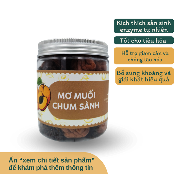  MƠ MUỐI CHUM SÀNH (hộp 170 gram) 