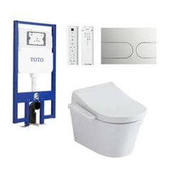 Bồn cầu treo tường TOTO CW553C/TCF33370GAA/WH172AT/MB175M nắp điện tử