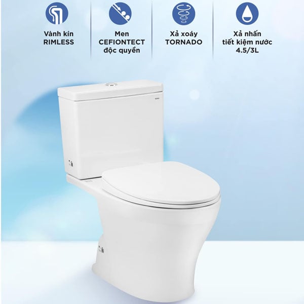 Bồn cầu TOTO 2 khối CS326DT10