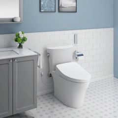 Bồn cầu nắp rửa điện tử TOTO CS986CGW12