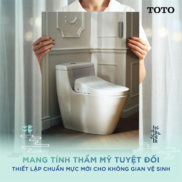 Bồn cầu nắp rửa điện tử TOTO MS636CDRW12
