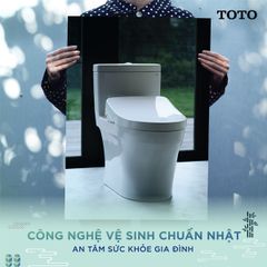 Bồn cầu nắp rửa điện tử TOTO MS889CDRW12