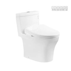 Bồn cầu nắp rửa điện tử TOTO MS889CDRW23