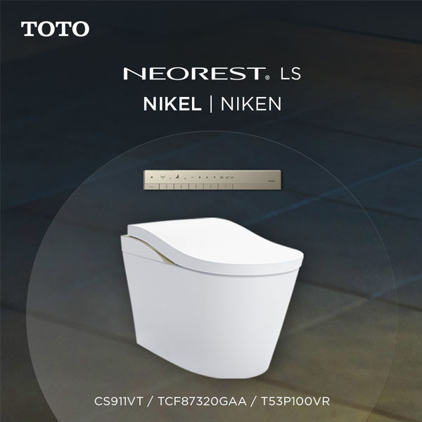 Bồn cầu NEOREST LS TOTO CS911VT/TCF87320GAA/T53P100VR
