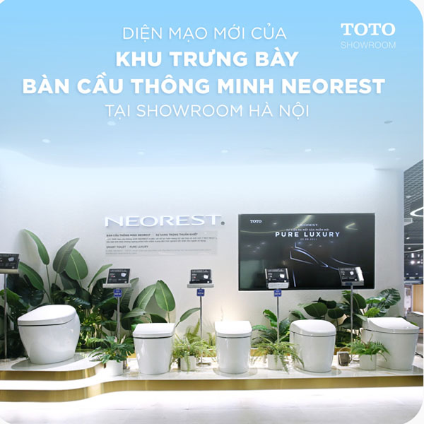 Bồn cầu NEOREST LS TOTO CS911VT/TCF87120GAA/T53P100VR