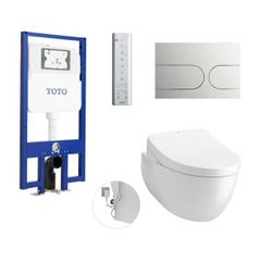 Bồn cầu treo tường TOTO CW812RA/TCF4911Z/WH172A/MB175M nắp điện tử