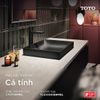 Chậu rửa mặt đặt bàn TOTO LT4715G17#MBL màu đen mờ