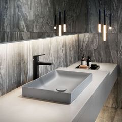 Chậu rửa mặt đặt bàn TOTO LT4715G19#MGR màu xám mờ