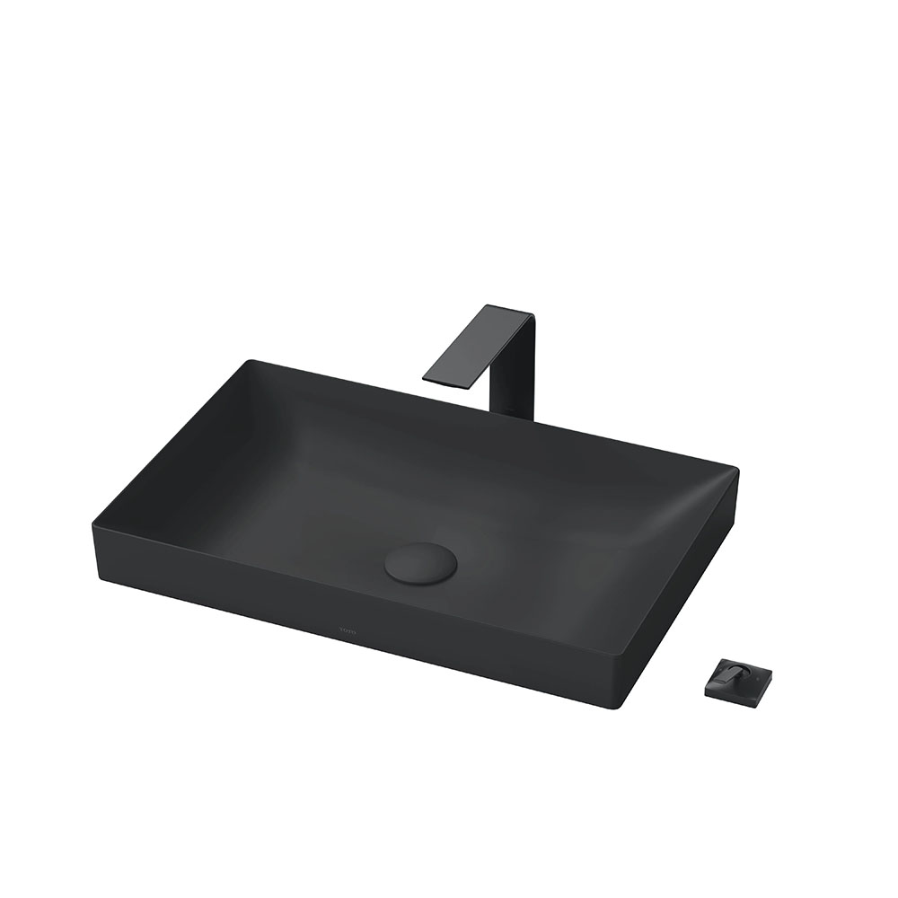 Chậu rửa mặt đặt bàn TOTO LT4715G19#MBL màu đen mờ