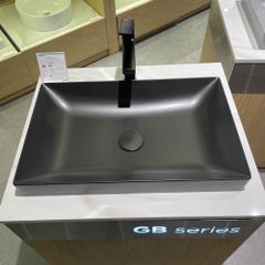 Chậu rửa mặt đặt bàn TOTO LT4716G19#MBL màu đen mờ