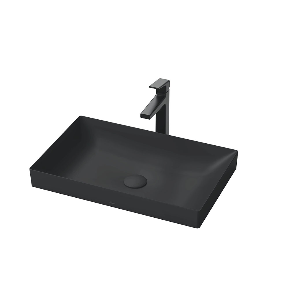 Chậu rửa mặt đặt bàn TOTO LT4716G19#MBL màu đen mờ