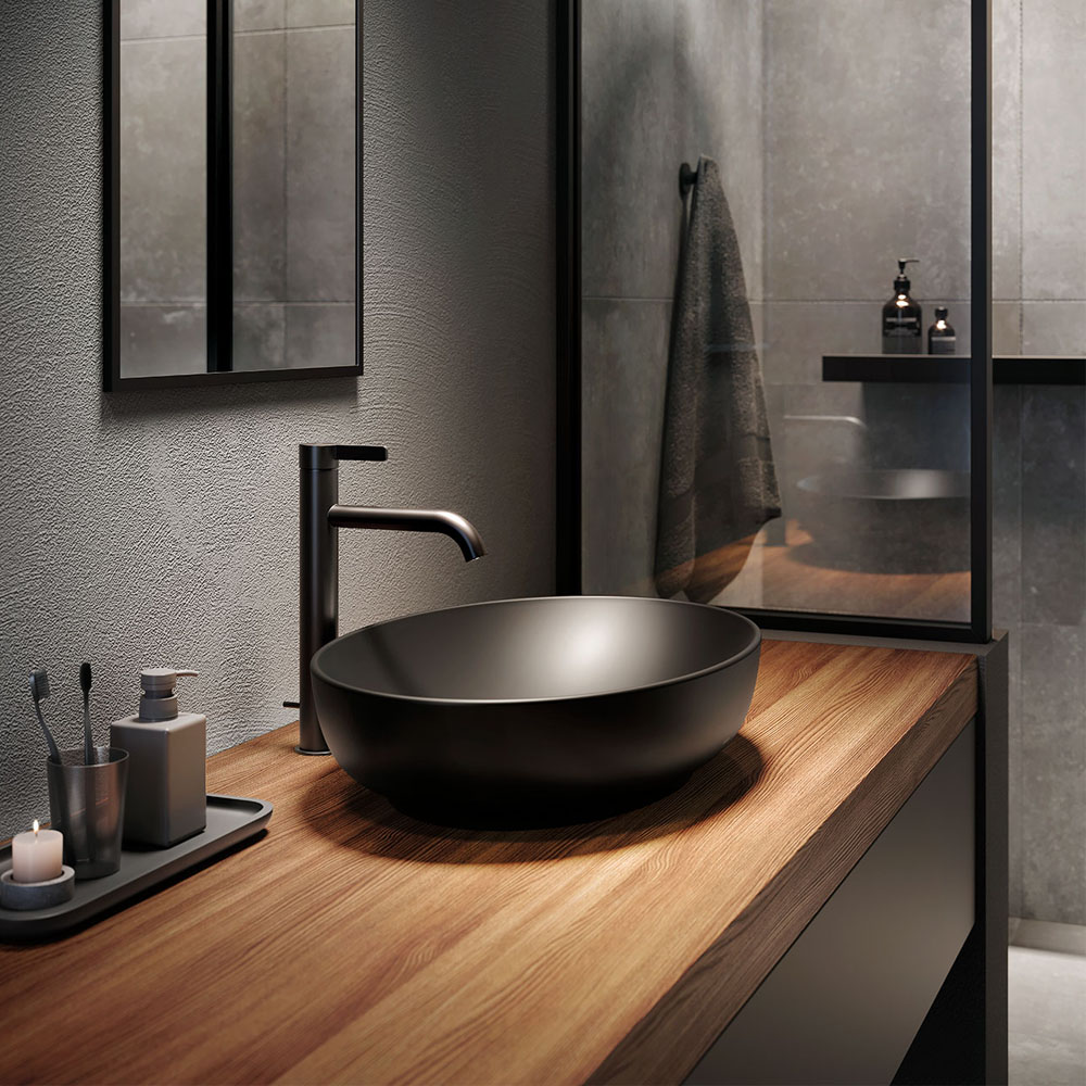 Lavabo đặt bàn TOTO LT1705#MBL màu đen mờ