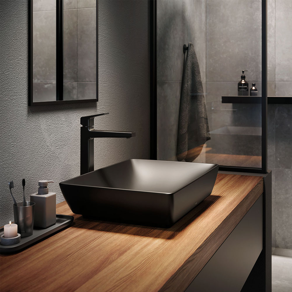 Lavabo đặt bàn TOTO LT1735#MBL màu đen mờ