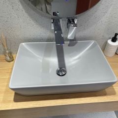 Lavabo đặt bàn TOTO LT1735#MGR màu xám mờ