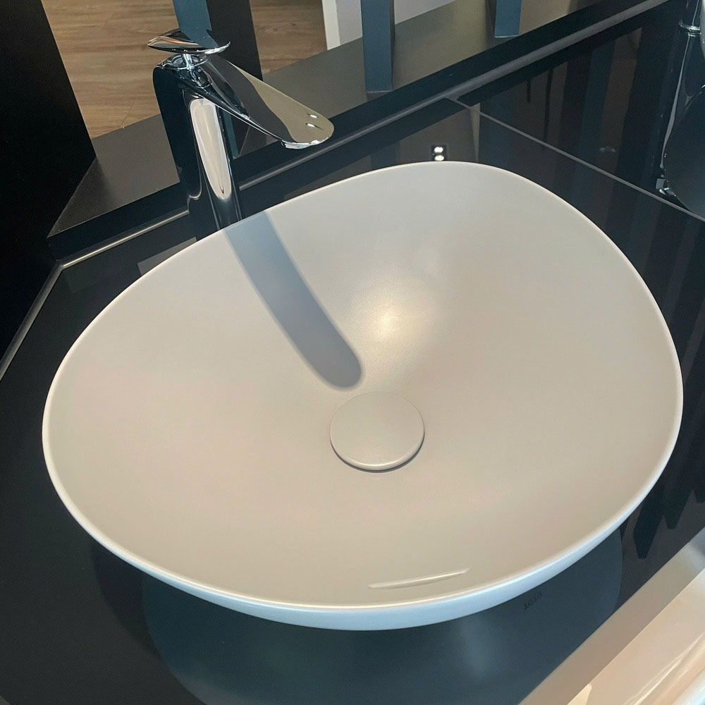 Lavabo đặt bàn TOTO LT4704G19#MBE màu be mờ