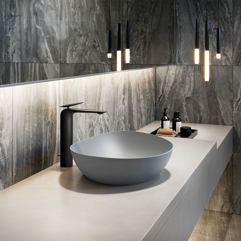 Lavabo đặt bàn TOTO LT4704G19#MGR màu xám mờ