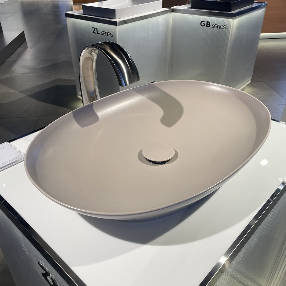 Chậu rửa mặt đặt bàn TOTO LT4706#MBE màu be mờ