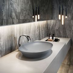 Chậu rửa mặt đặt bàn TOTO LT4706#MGR màu xám mờ