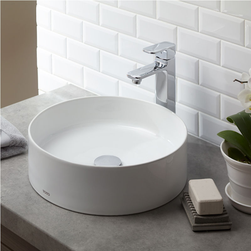 Chậu rửa mặt lavabo đặt bàn TOTO LW572JW/F
