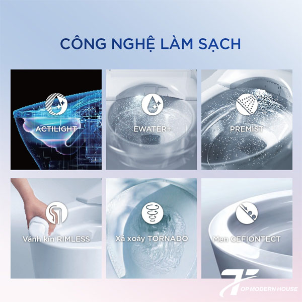 Bồn cầu NEOREST TOTO TOTO CS989VT/TCF9788WZ/T53P100VR