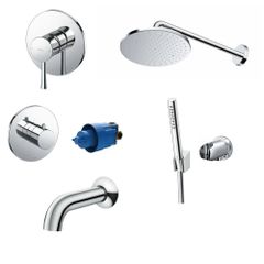 Sen tắm âm tường TOTO TBS02303B/TBV01104B/TBW07002A/TBW02017A/TBS02001B (3 đường nước)