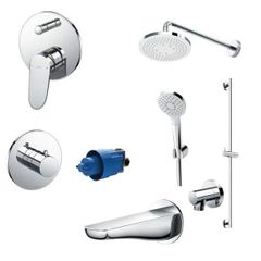 Sen tắm âm tường TOTO TBS04304B/TBW01003A/TBW01008A/TBS03001B/TBV01103B (3 đường nước)