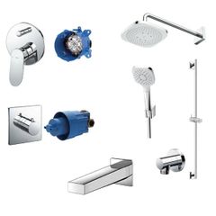 Sen tắm âm tường TOTO TBG01304B/TBV02103B/TBW02003A/TBW02005A/TBG10001B (3 đường nước)