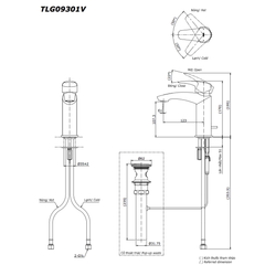 Vòi rửa mặt lavabo TOTO TLG09301V