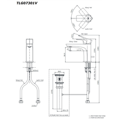 Vòi rửa mặt lavabo TOTO TLG07301V